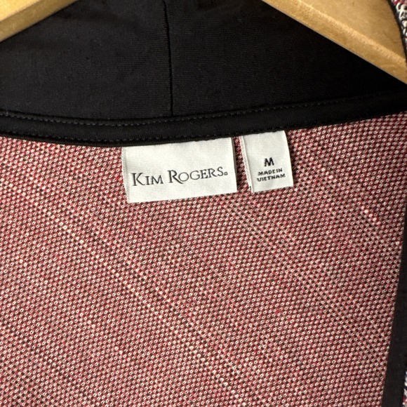 Kim Rodgers Sweater Women's M Multicolor Cardigan Open‎ Front Long Sleeve - Picture 9 of 11